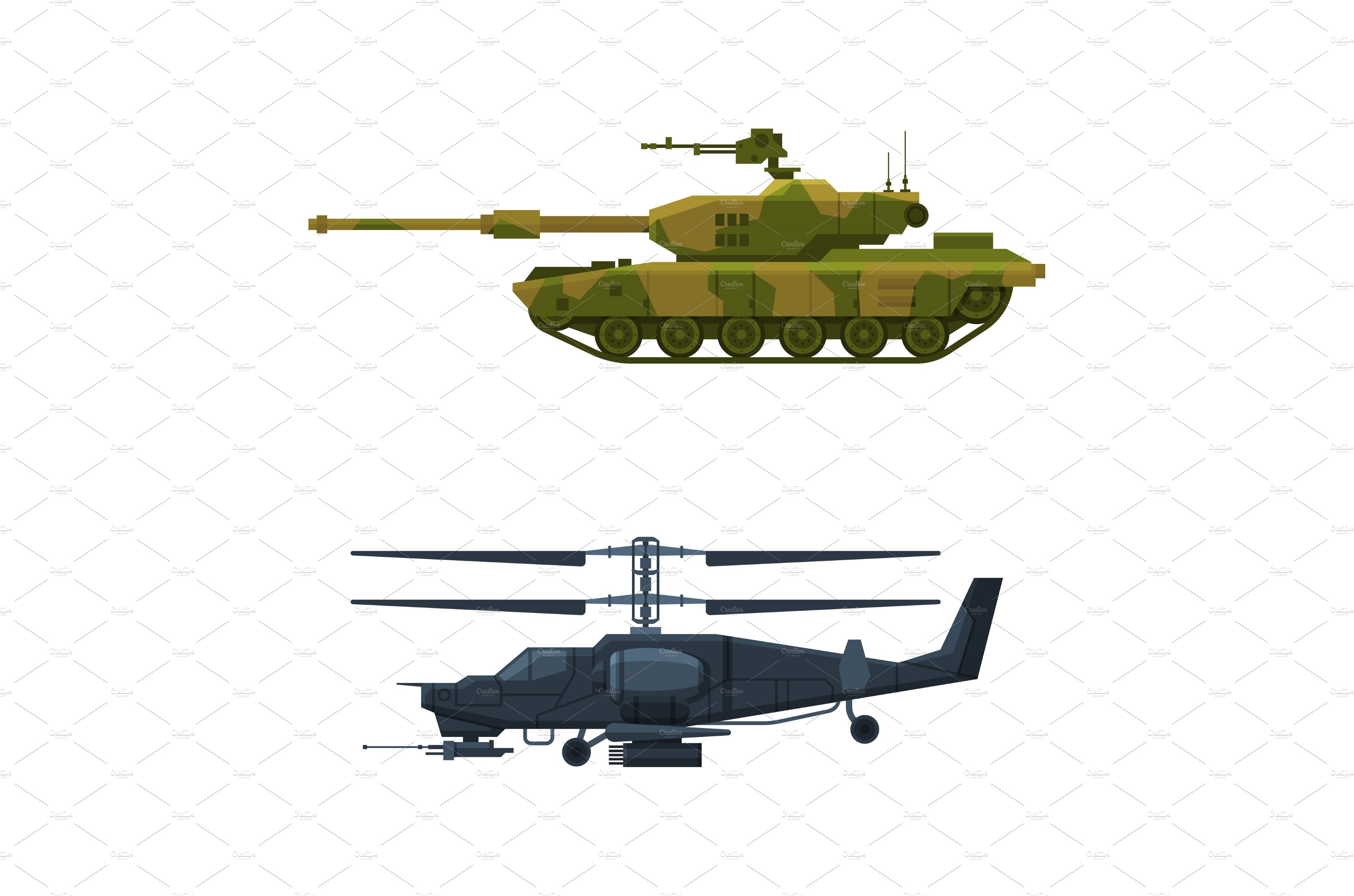 Tank and Helicopter as Armored cover image.