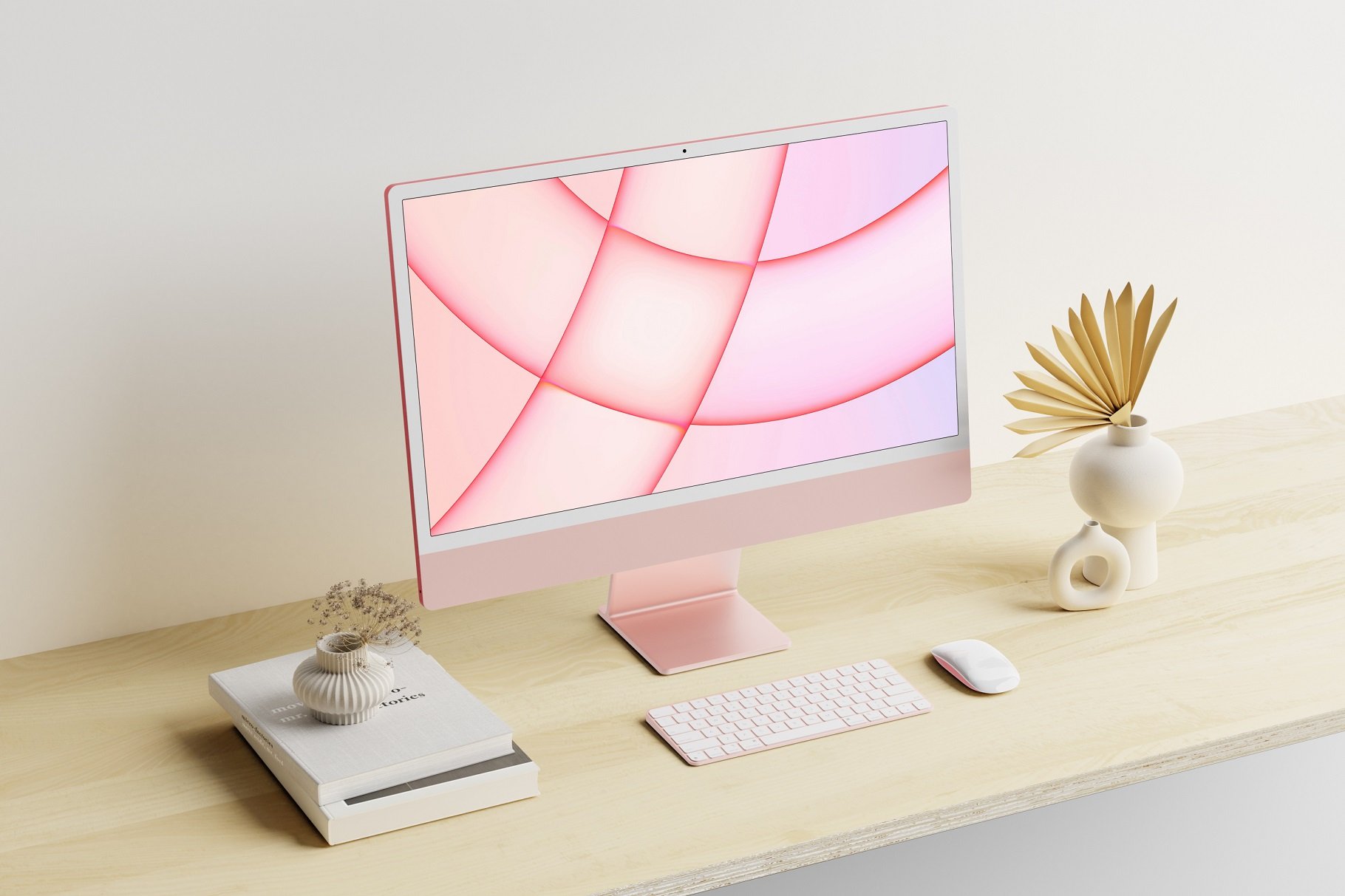 iMac M1 Responsive Mockup preview image.