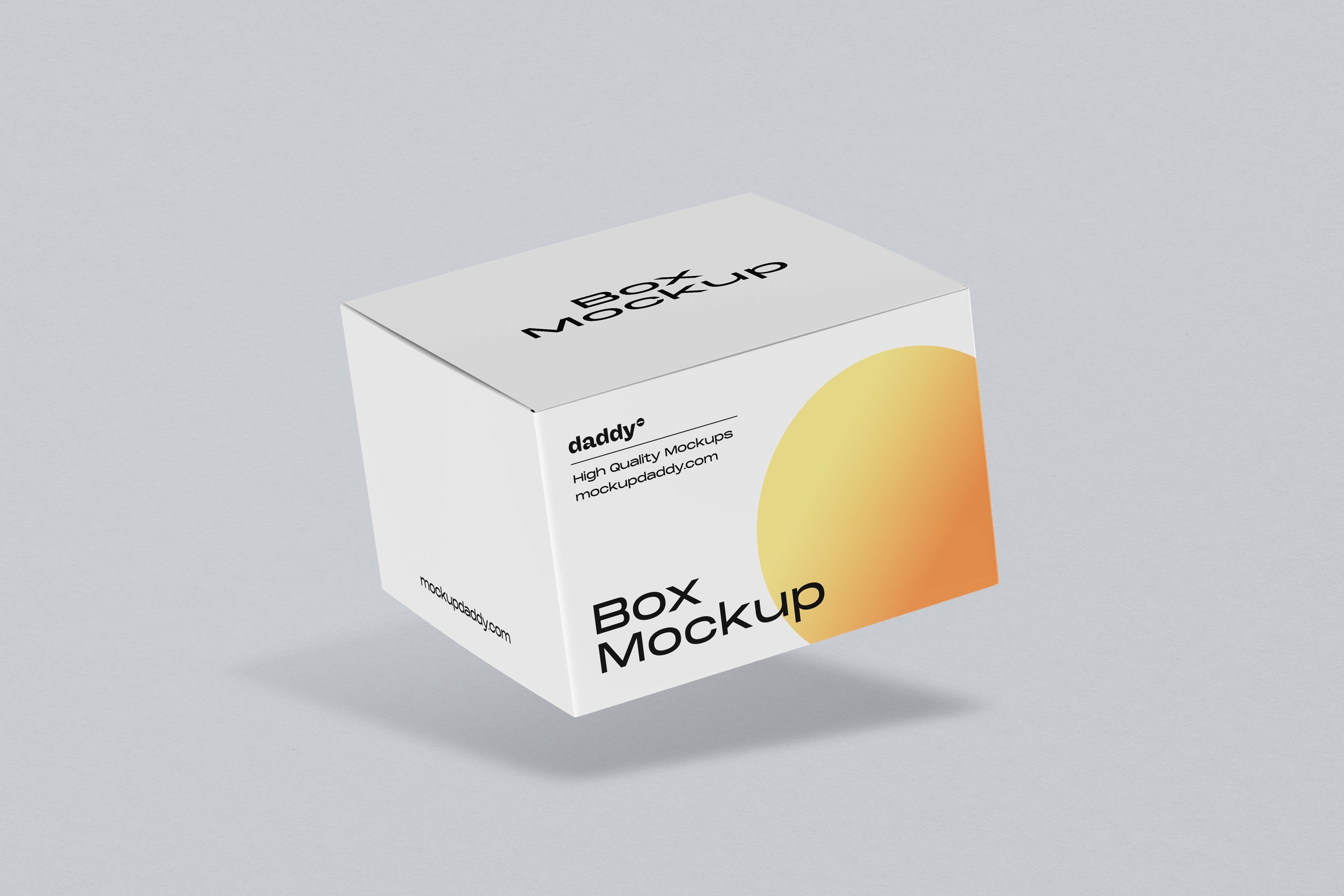 Square Box Mockup preview image.