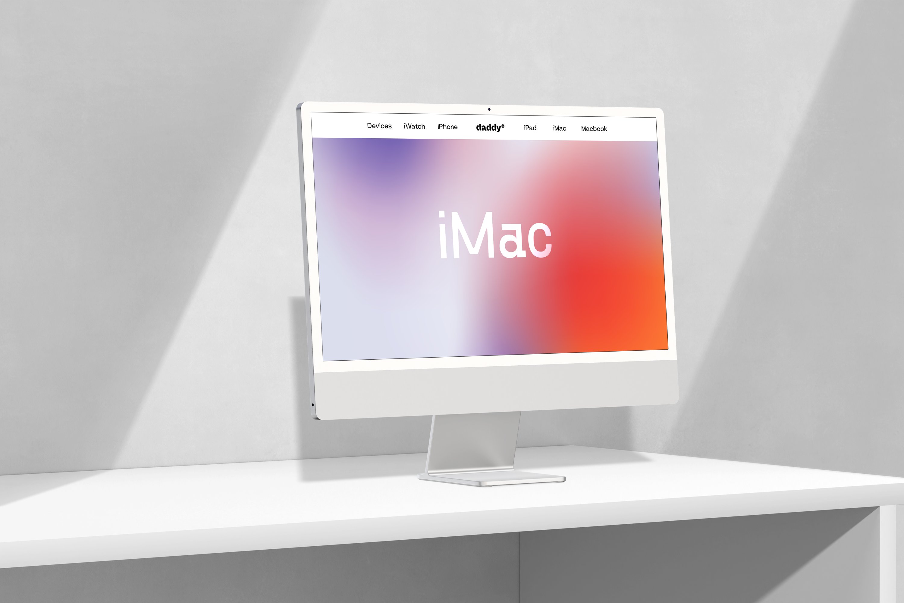 iMac Mockup Scene - 4 preview image.