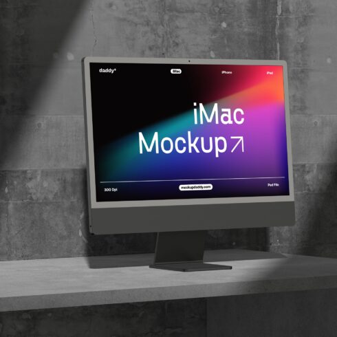 iMac Mockup Scene - 4 cover image.