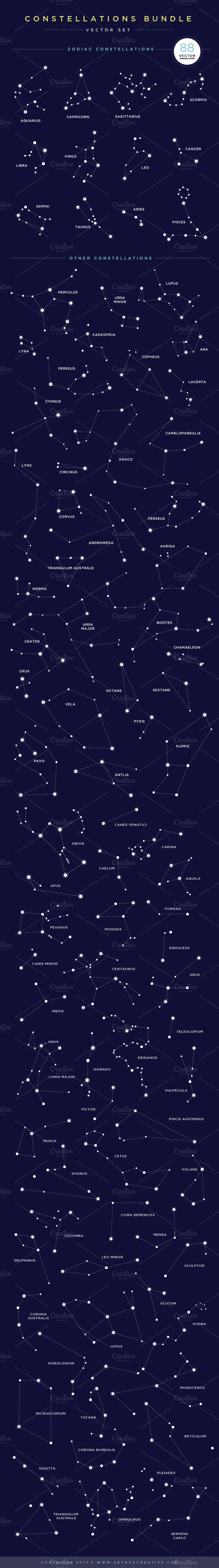 4 88 constellations vector bundle by skybox creative 80
