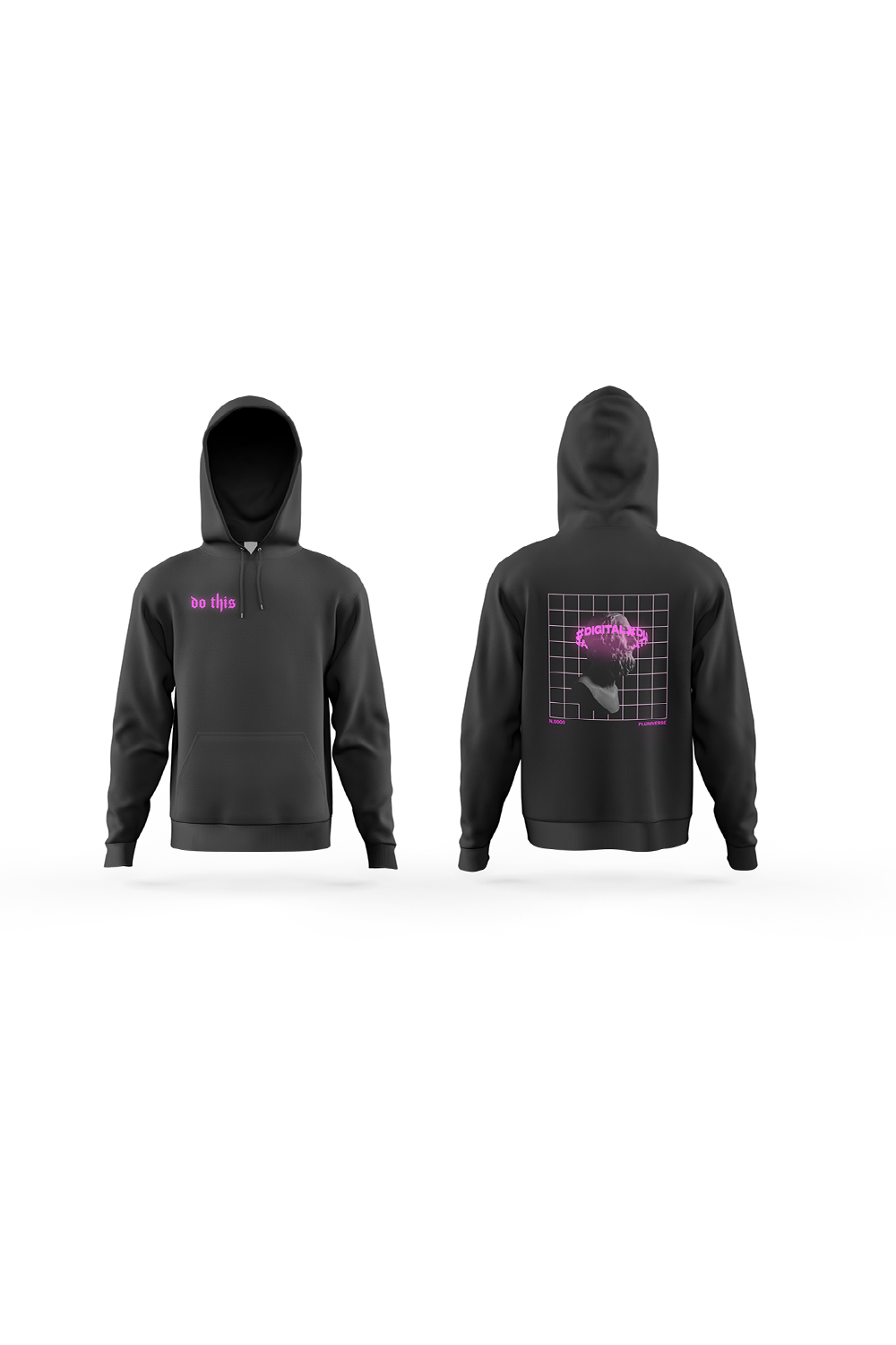 Hoodie design pinterest preview image.