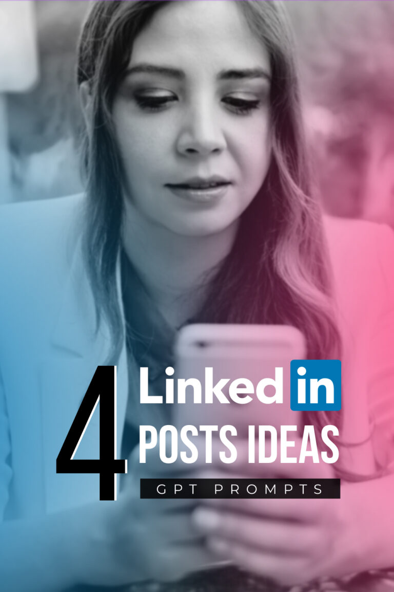 4 Linkedin Posts Ideas GPT Prompts – MasterBundles