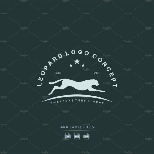 vintage logo run leopard cover image.