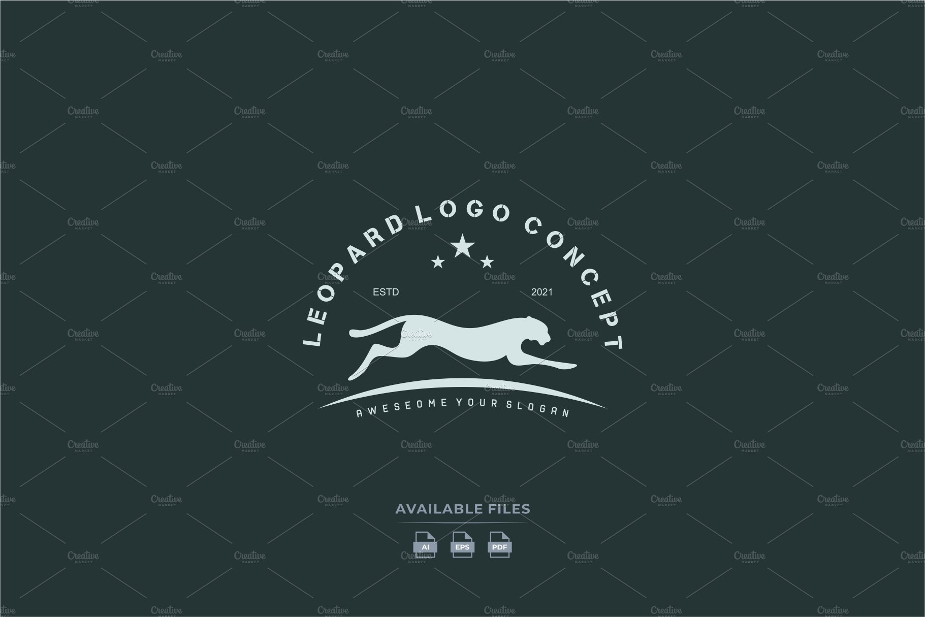 vintage logo run leopard cover image.