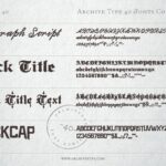 40 Archive Fonts Collection – MasterBundles