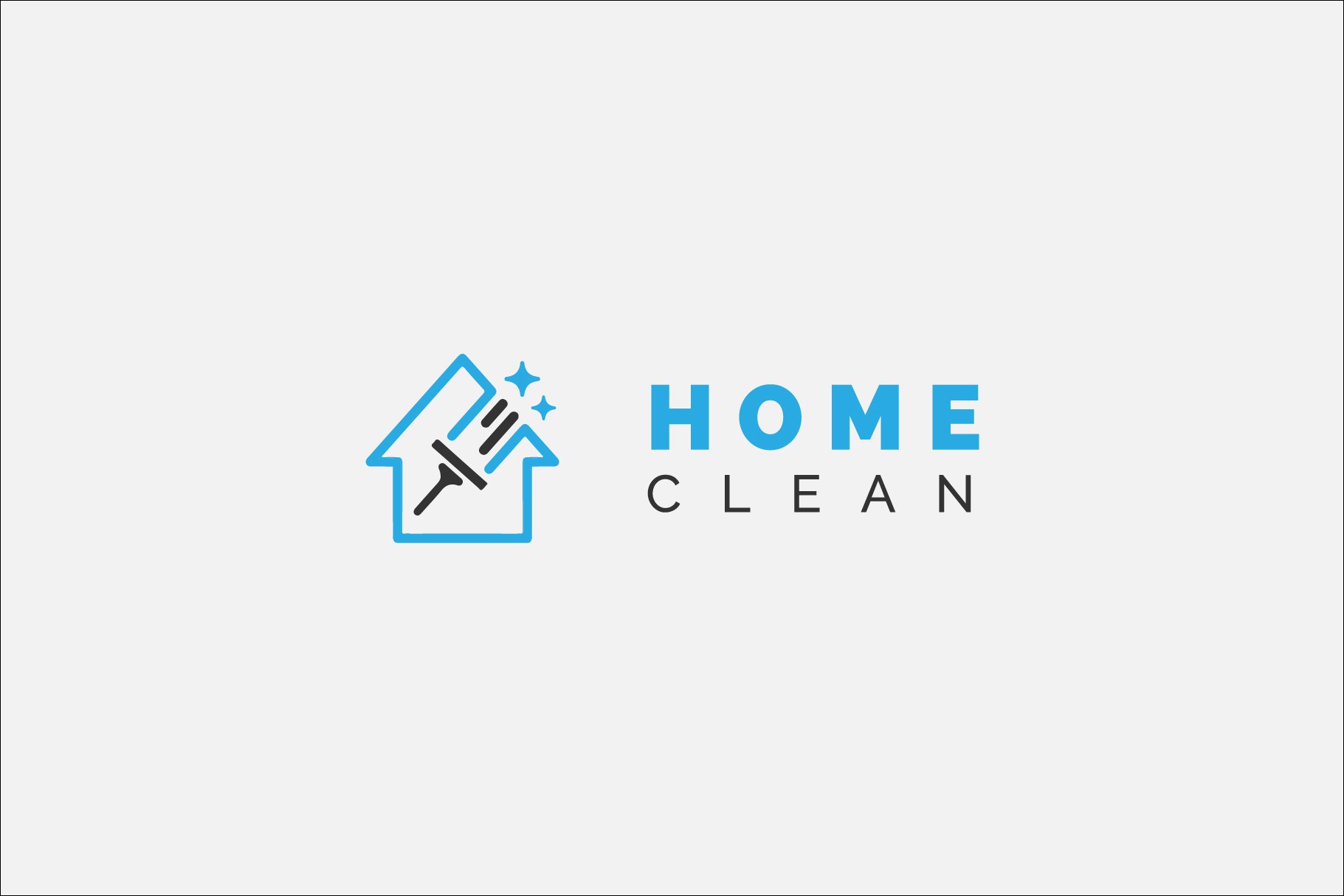 Cleaning Home Logo Icon Design Vecto cover image.