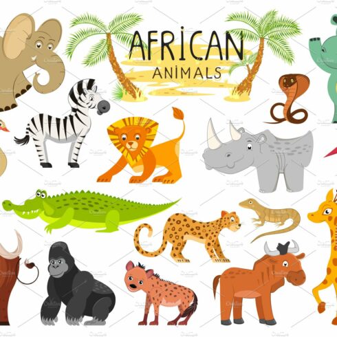 African animals collection cover image.