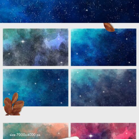 Watercolor Starry Sky cover image.