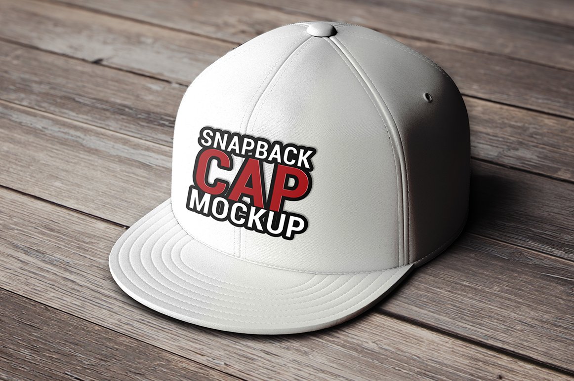 Snapback Cap Mockup preview image.