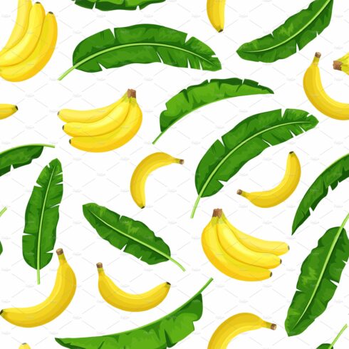 Banana Seamless Pattern cover image.