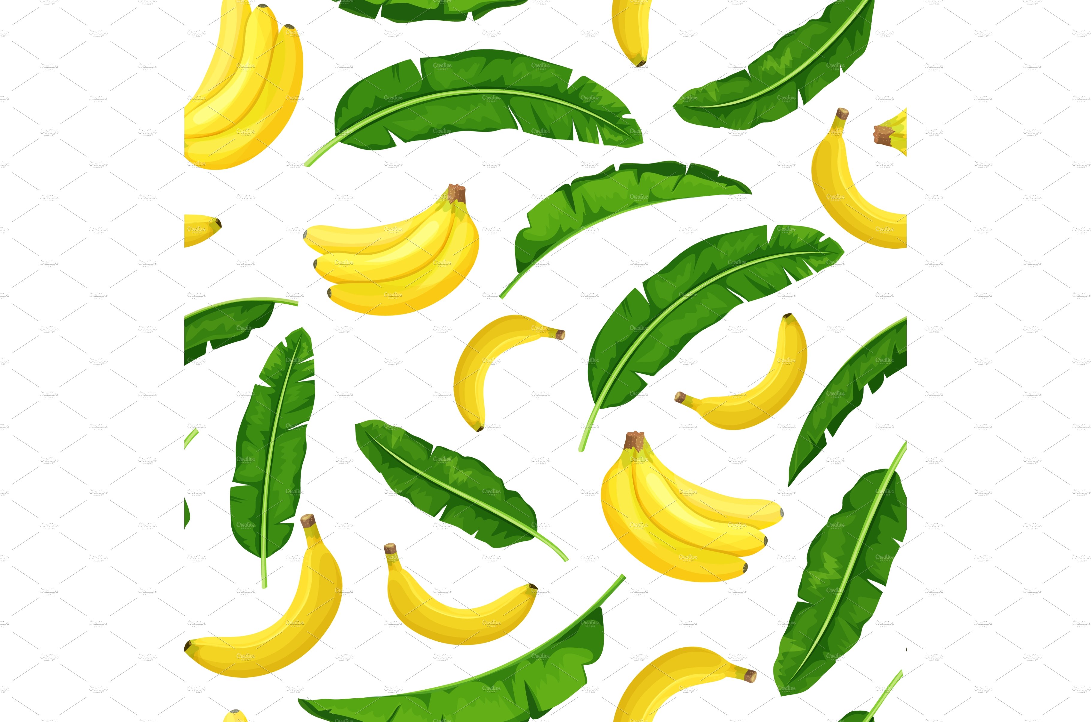 Banana Seamless Pattern cover image.