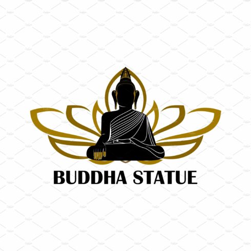 buddha and lotus flower logo cover image.