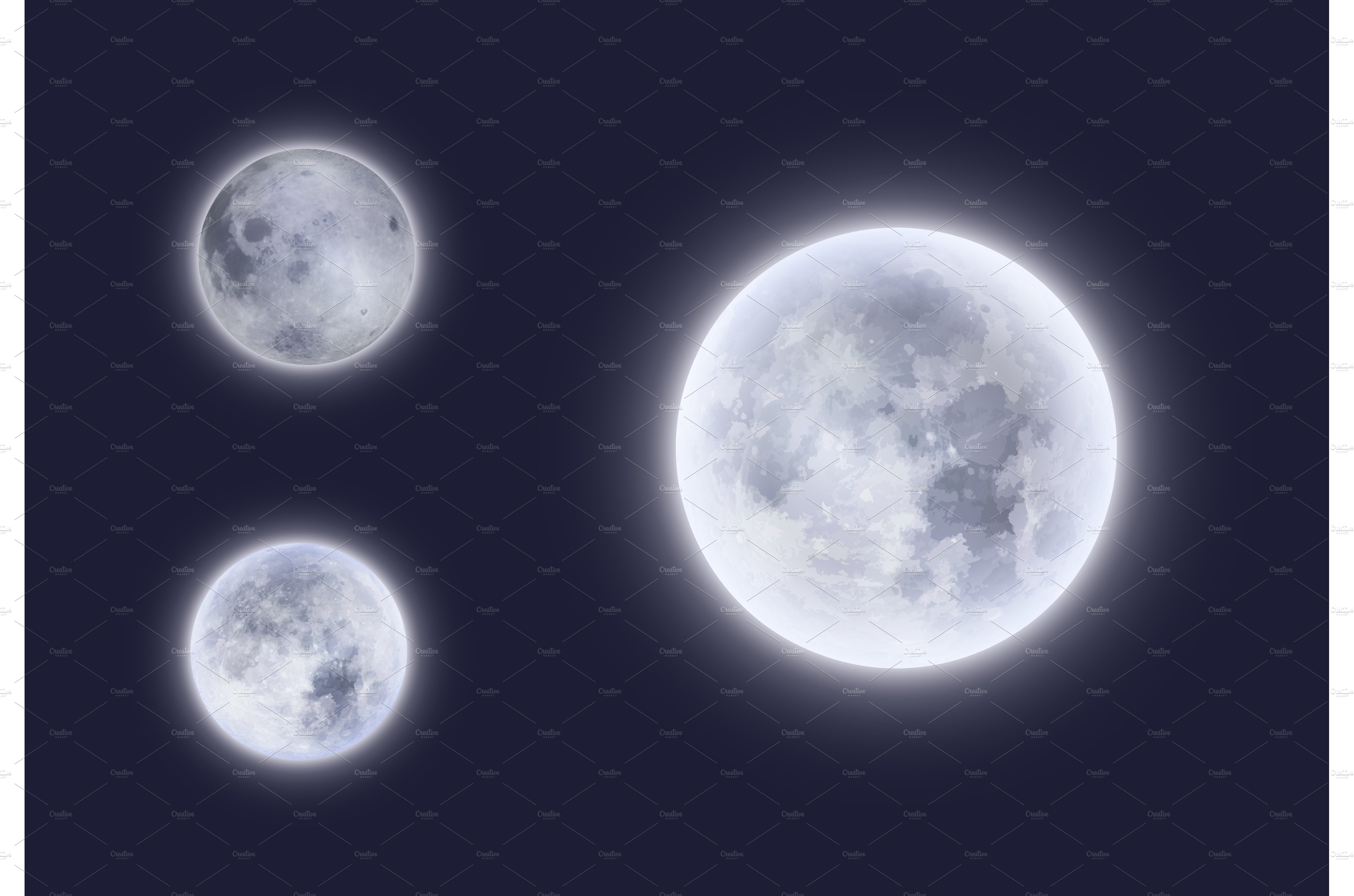 Full moon in night sky cover image.