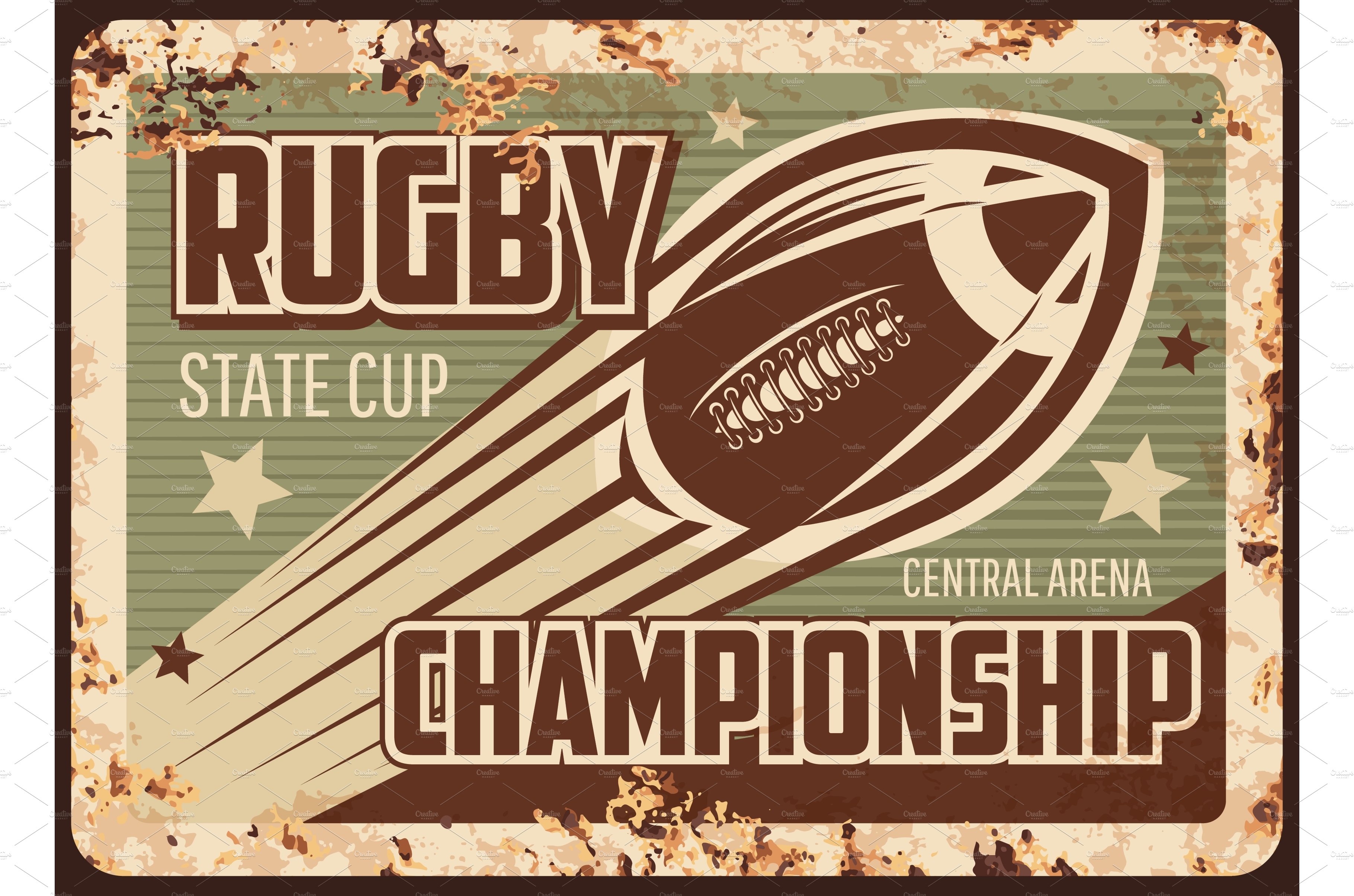 Rugby rusty plate cover image.