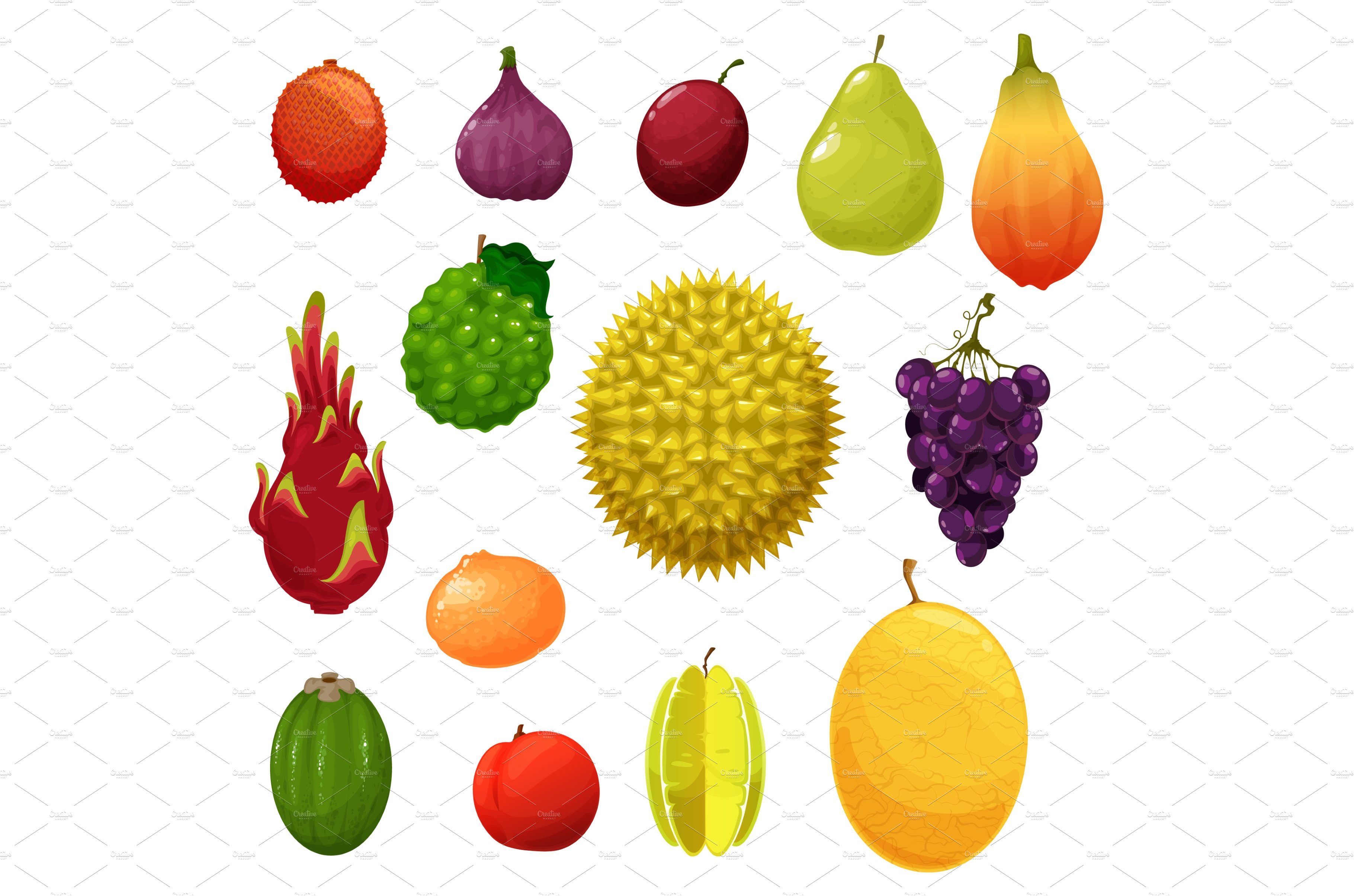 Tropical and exotic fruits cover image.