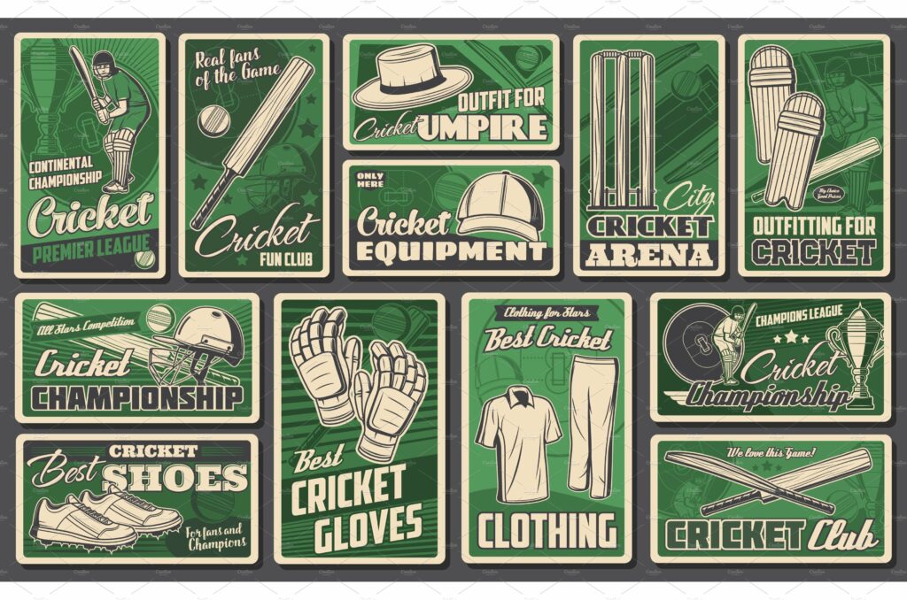 Cricket sports game banners – MasterBundles