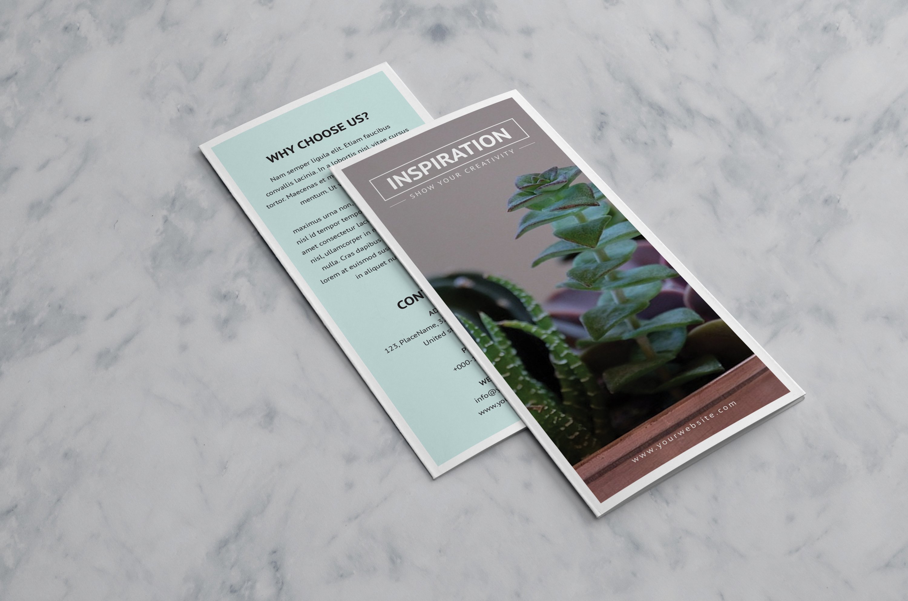 Minimal Trifold Brochure cover image.