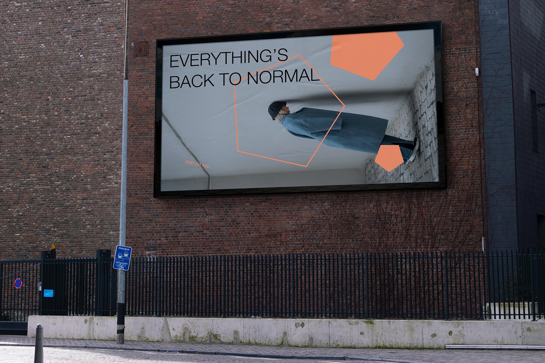 Street Billboard Mockup cover image.