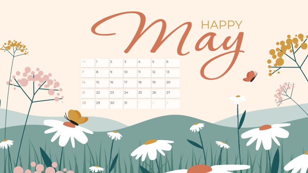 Free Month of May Calendar – MasterBundles