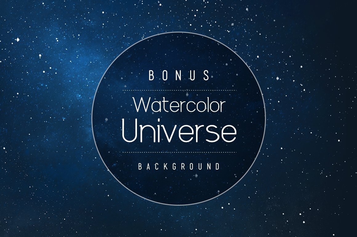 5 watercolor universe background bundle 2 190