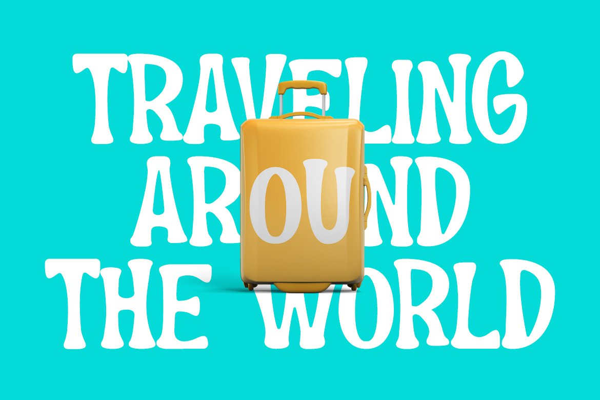 Travelista – Vacation Display Font preview image.