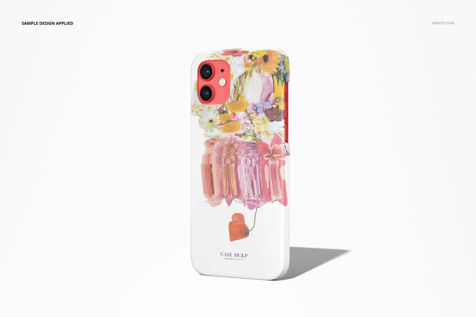 iPhone 12 Matte Snap Case 1 Mockup MasterBundles