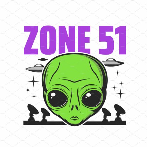 Zone 51 icon, alien activity cover image.