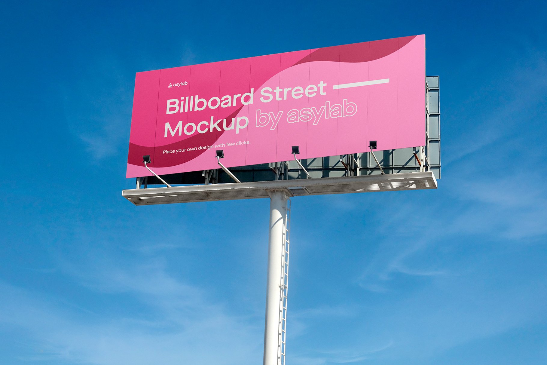 Billboard Urban Street Mockup - PSD cover image.