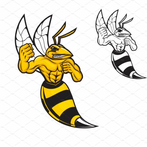 Hornet bee sport team mascot cover image.