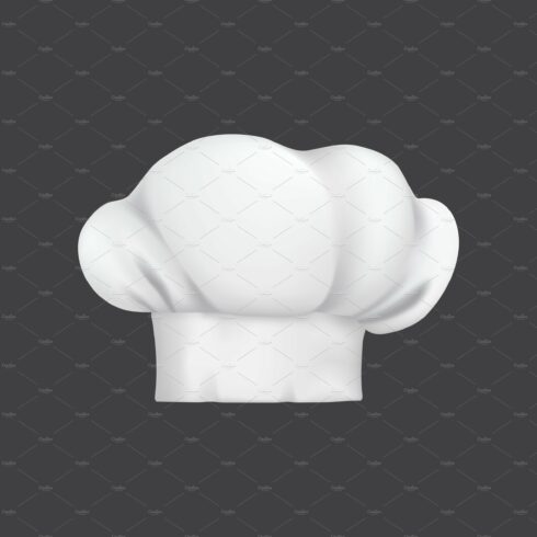 Restaurant chef hat, cook cap cover image.