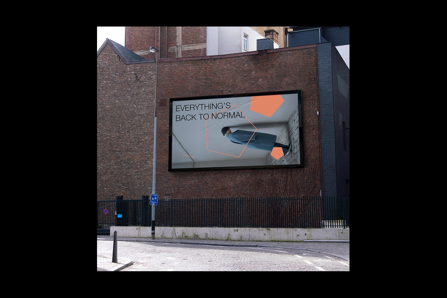 Street Billboard Mockup preview image.