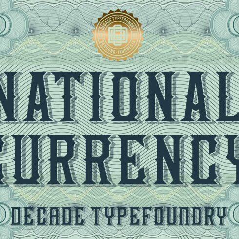 National Currency Font cover image.