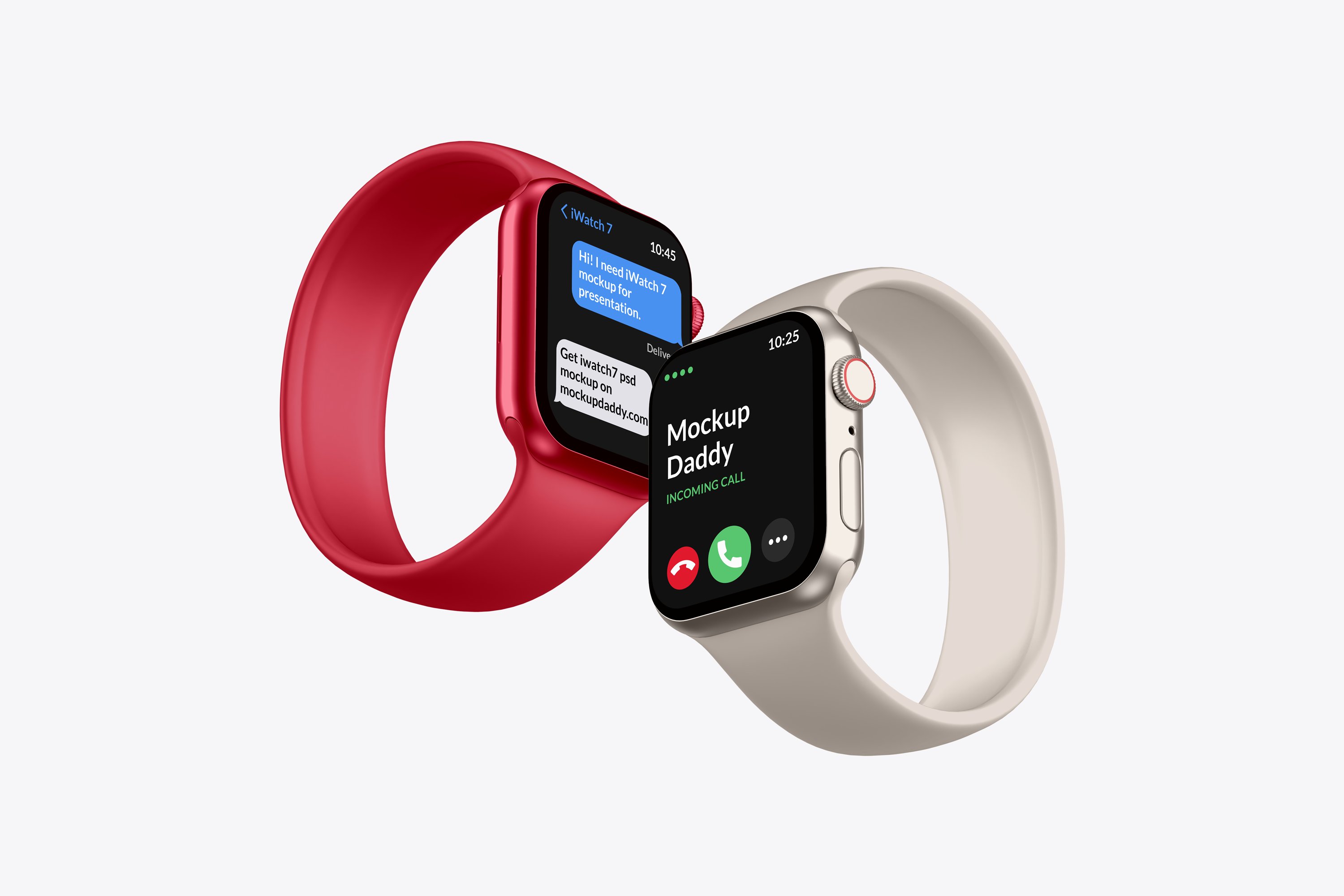 Apple Watch 7 Mockup preview image.