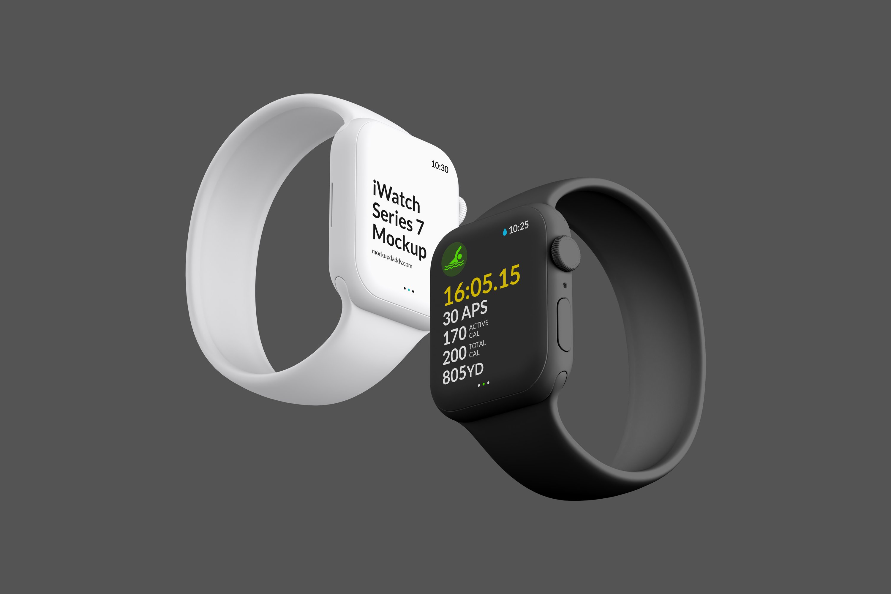 Apple iWatch Clay Mockup cover image.
