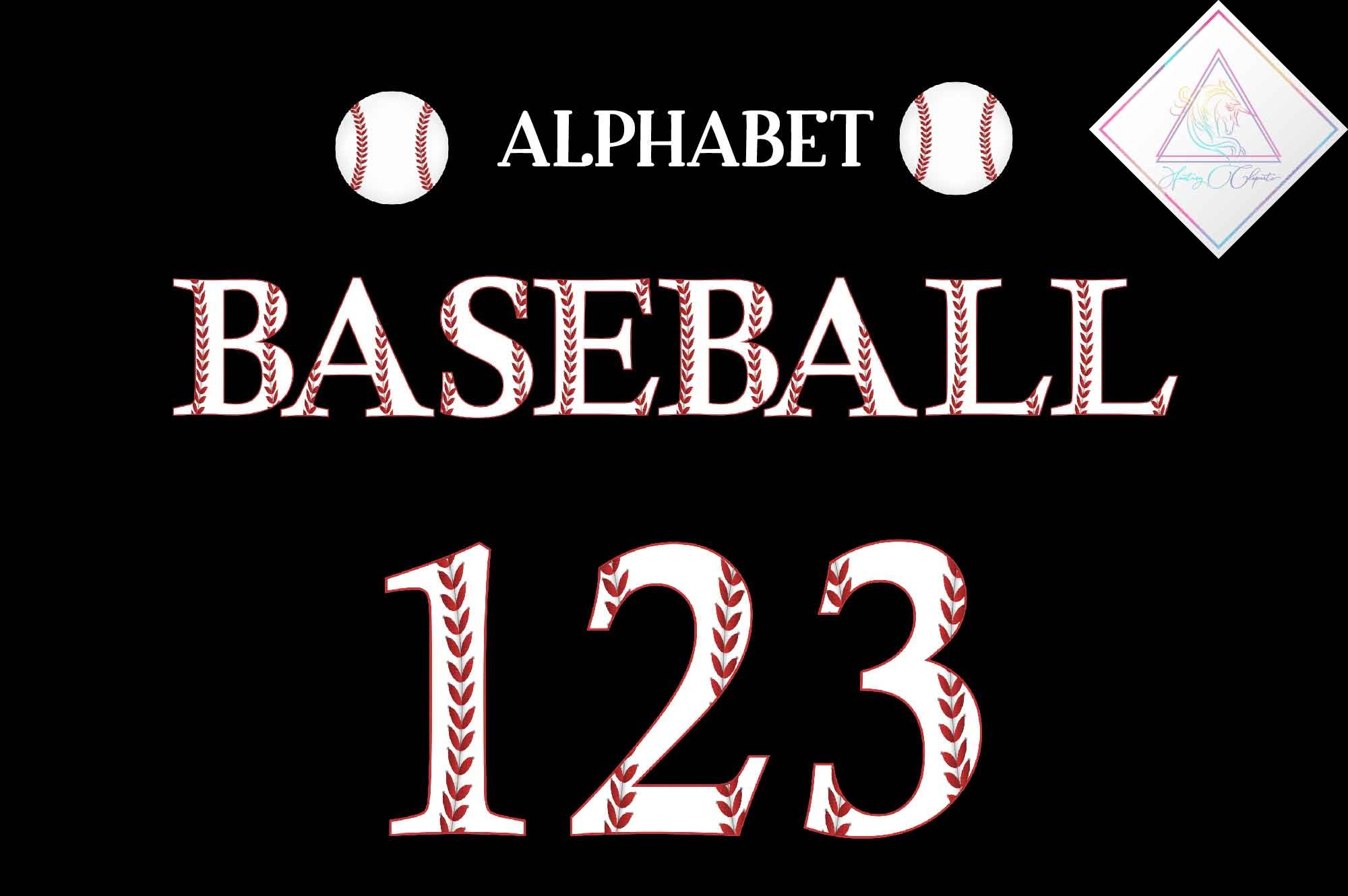 Baseball Alphabet Clipart cover image.