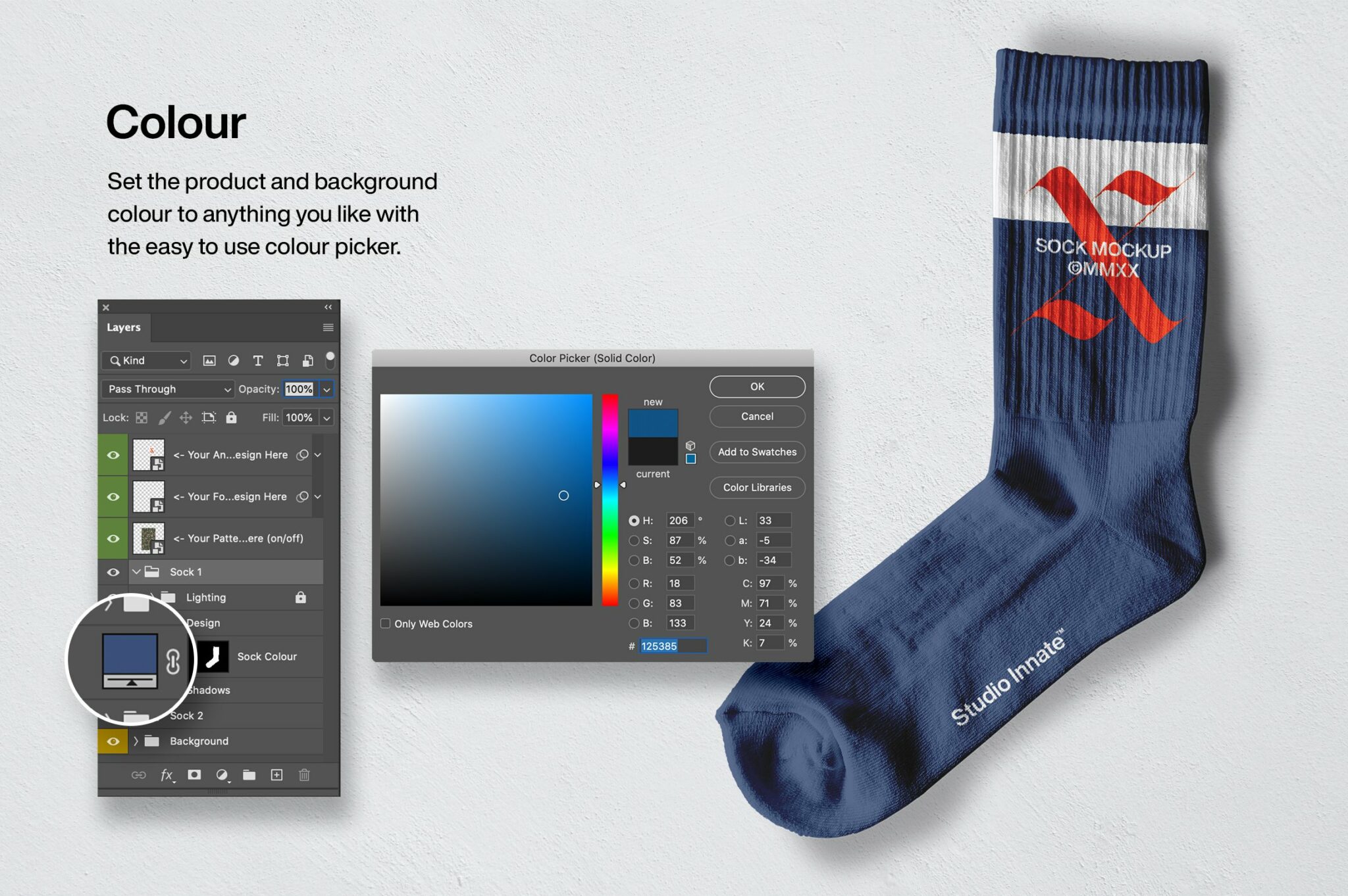 Sports Socks Mockup MasterBundles