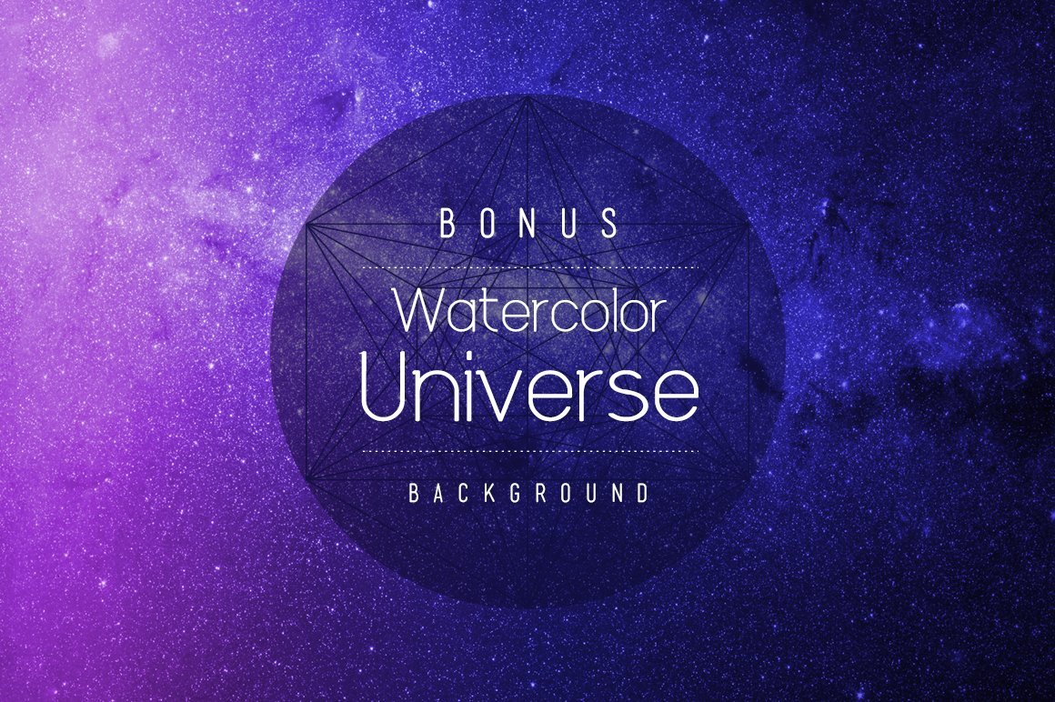 6 watercolor universe background bundle 1 178