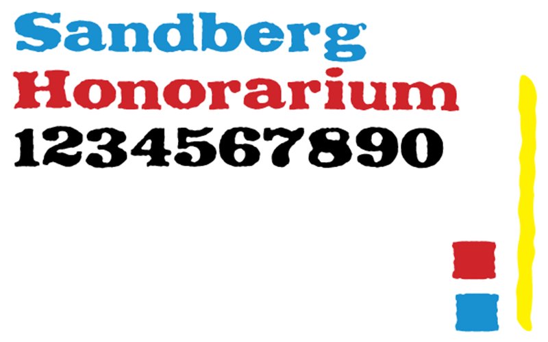 Sandberg Honorarium cover image.