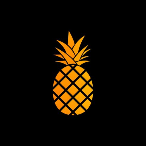 pineapple icon logo vector design cover image.