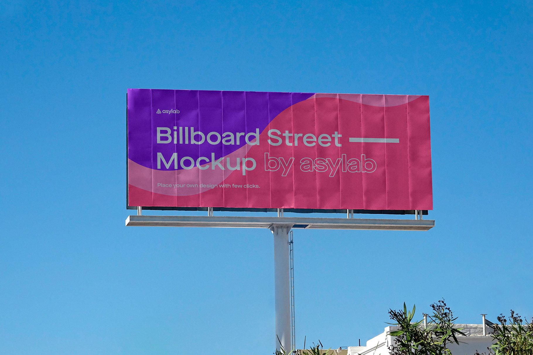 Billboard Urban Street Mockup - PSD cover image.