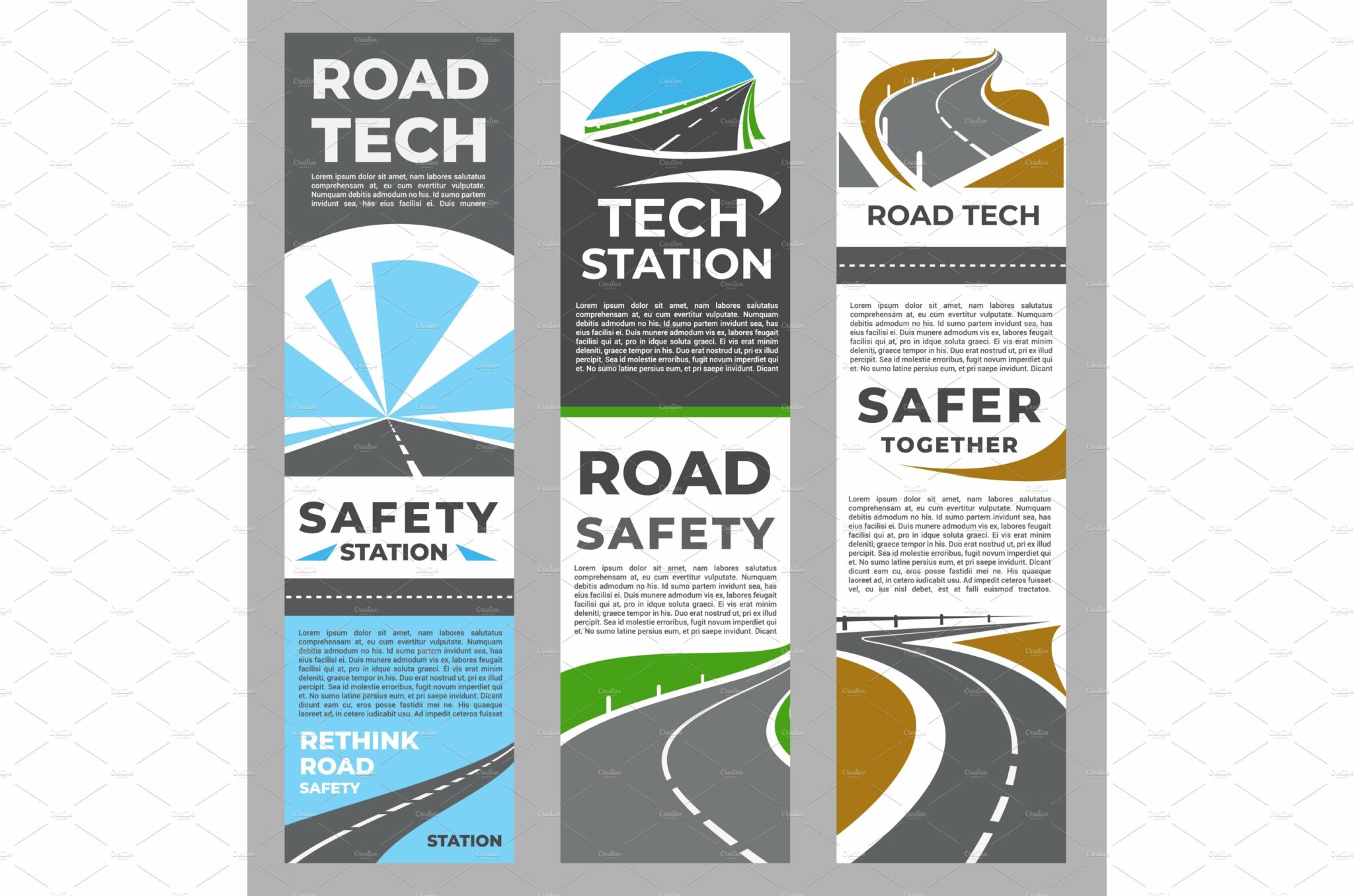 Road safety, highway tech industry – MasterBundles