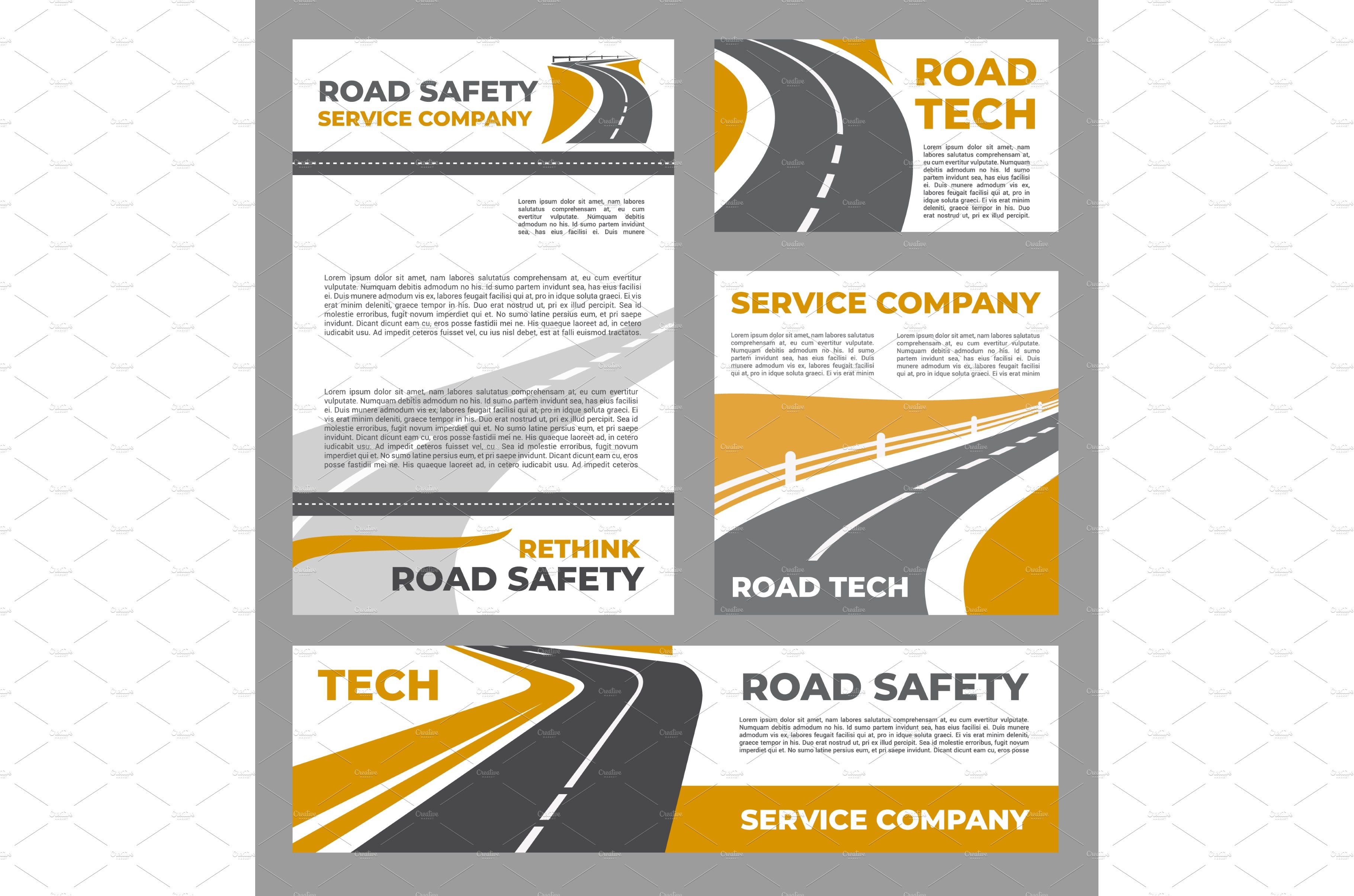 Roads safety, highway service cover image.