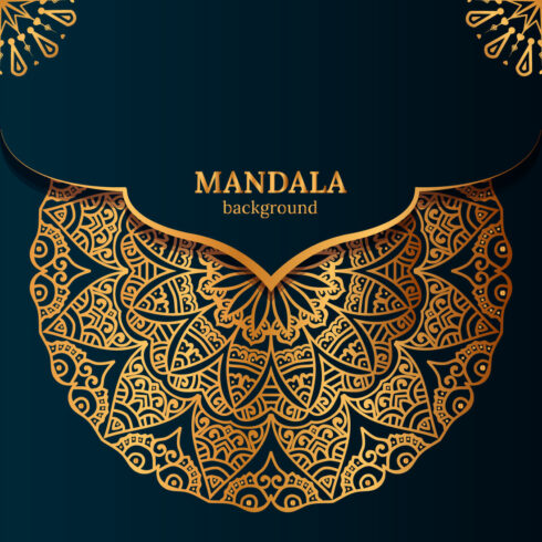 Luxury mandala background with golden arabesque pattern arabic islamic east styledecorative mandala for print, poster, cover, brochure, flyer, banner cover image.