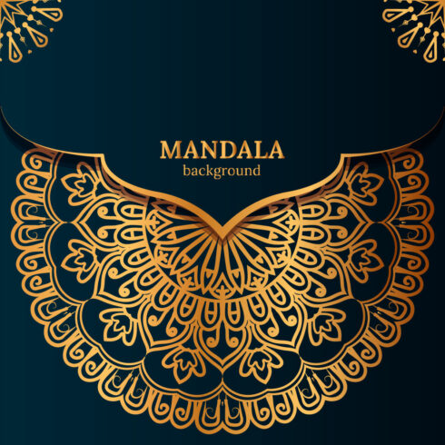 Luxury mandala background with golden arabesque pattern arabic islamic east styledecorative mandala for print, poster, cover, brochure, flyer, banner cover image.