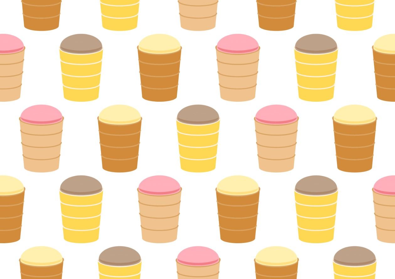 Ice cream seamless pattern cover image.