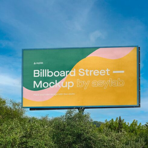 Billboard Urban Street Mockup - PSD cover image.