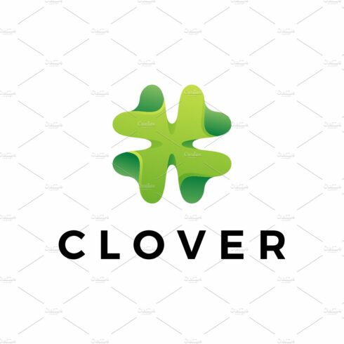 clover leaf logo vector icon cover image.