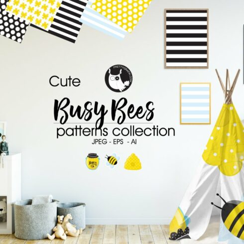 BUSY BEES Pattern collection cover image.